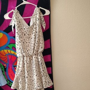 Stylish Sleeveless Animal Print Dress